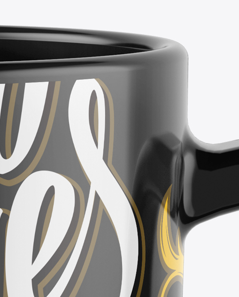 Glossy Mug Mockup PSD #3