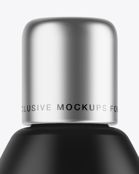 Matte Shampoo Bottle Mockup PSD #2