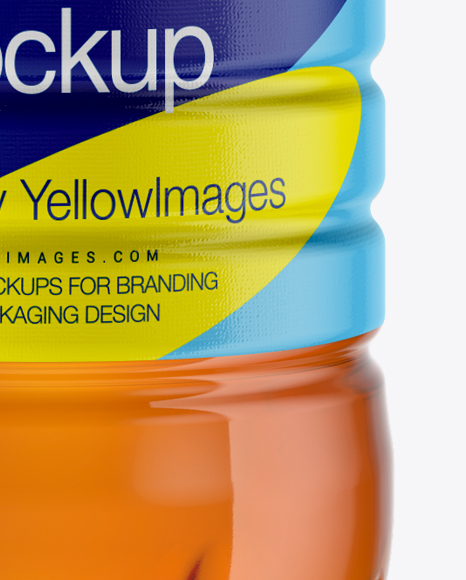 Download 750ml Iced Tea Bottle Mockup in Bottle Mockups on Yellow Images Object Mockups