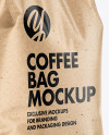 Kraft Coffee Bag Mockup