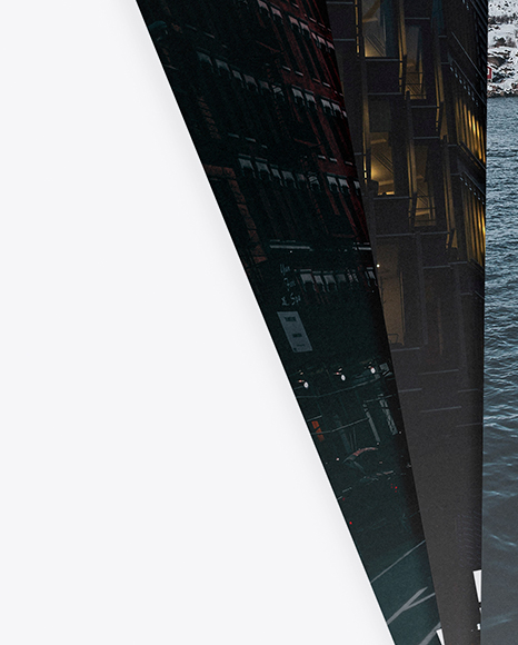 Three Brochures Mockup PSD #2