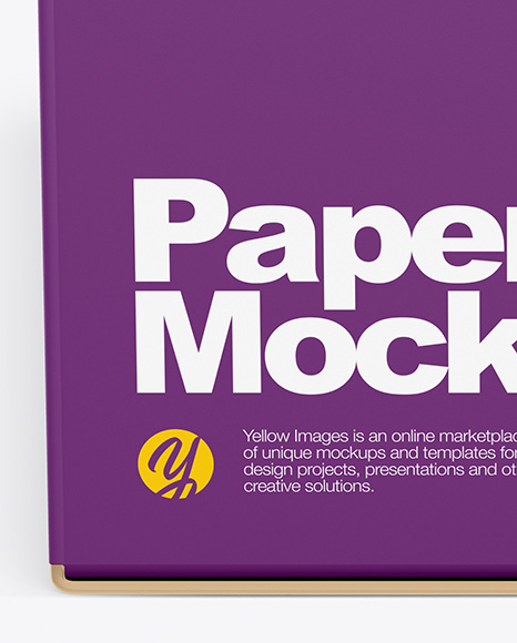Paper Box Mockup PSD #2
