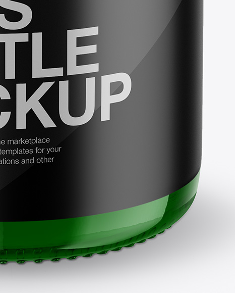 Green Pills Bottle Mockup in Bottle Mockups on Yellow Images Object Mockups