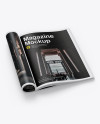 Matte A4 Magazine Mockup