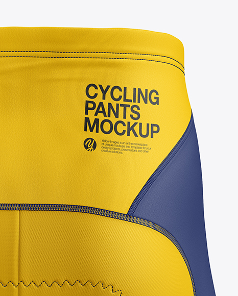 Download Cycling Pants Mockup in Apparel Mockups on Yellow Images ...