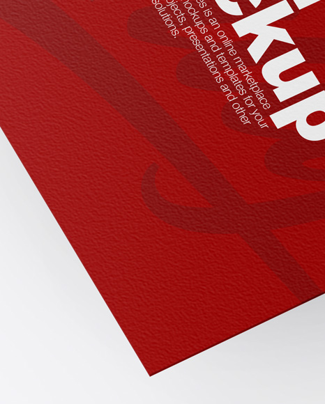 Paper Business Card Mockup