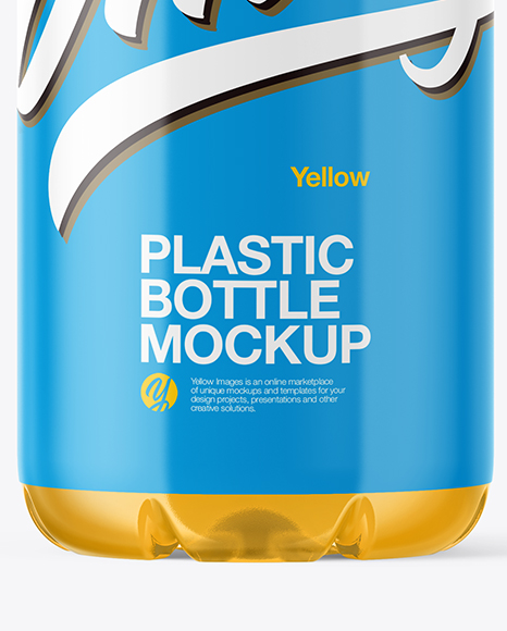 Juice Plastic Bottle Mockup PSD #1