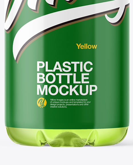 Plastic Drink Bottle Mockup PSD #1