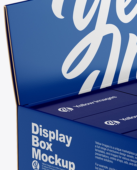 Display Box w  Small Boxes Mockup PSD #4