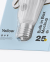 Bulb in Box Mockup