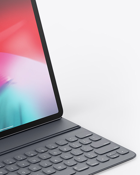 Apple iPad Pro 2018 12.9 Mockup PSD #5