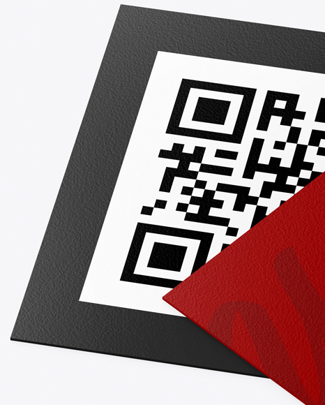 Two Paper Business Cards Mockup PSD #2