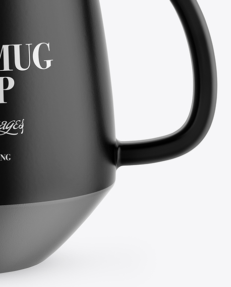 Matte Ceramic Mug Mockup PSD #4