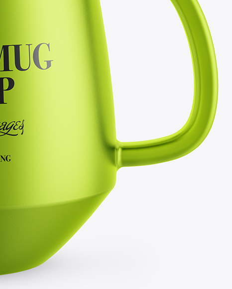 Metallized Mug Mockup PSD #1