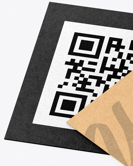 Two Kraft Business Cards Mockup PSD #2