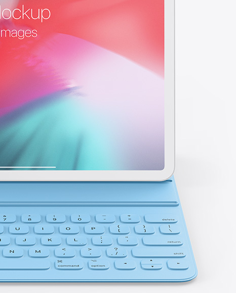 Clay Apple iPad Pro 2018 12.9 Mockup