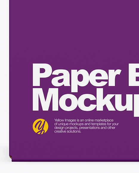 Paper Box Mockup PSD #2