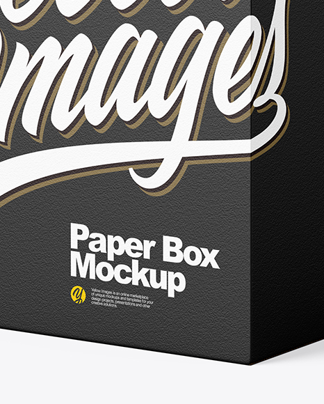 Paper Box Mockup