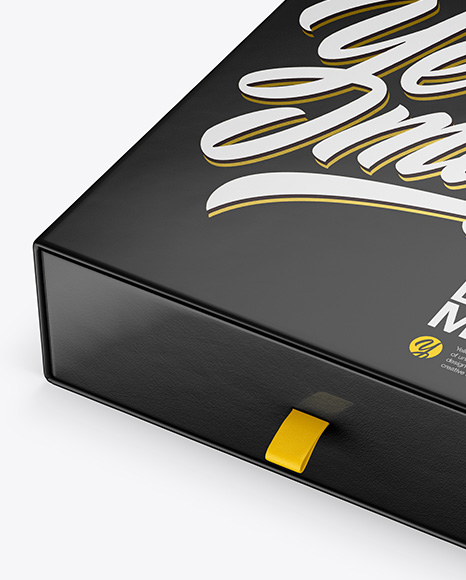 Matte Paper Box Mockup