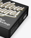 Matte Paper Box Mockup