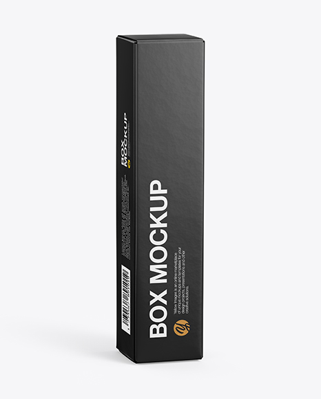 Glossy Paper Box Mockup PSD #3