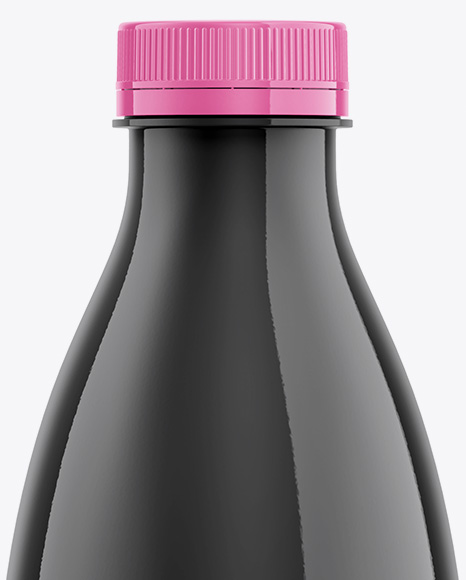 Plastic Glossy Drink Bottle Mockup PSD #2