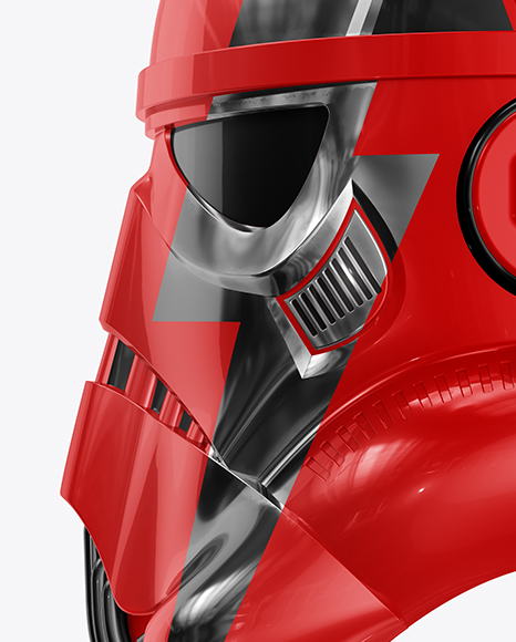 Glossy Stormtrooper Helmet Mockup in Object Mockups on ...