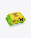 6 Egg Carton Pack Mockup