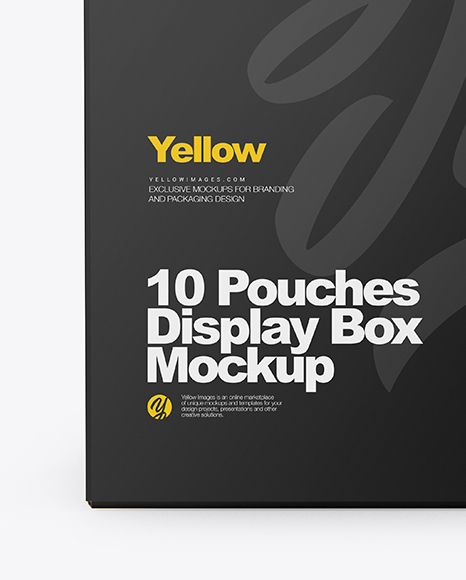 Download 10 Pouches Display Box Mockup In Box Mockups On Yellow Images Object Mockups Yellowimages Mockups