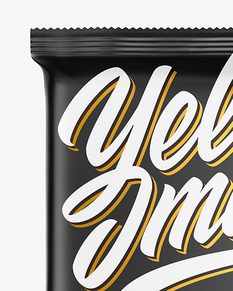 Matte Snack Bar Mockup PSD #2