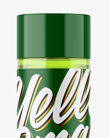 Clear Plastic Bottle Mockup PSD #2