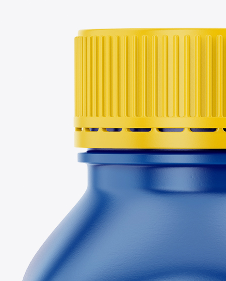 Matte Plastic Bottle Mockup PSD #1