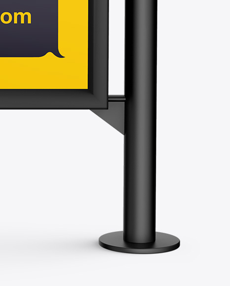 Citylight Poster Mockup   Front View PSD #1