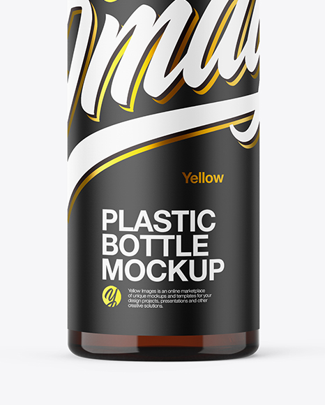 Download Amber Cosmetic Bottle With Pump Mockup In Bottle Mockups On Yellow Images Object Mockups PSD Mockup Templates