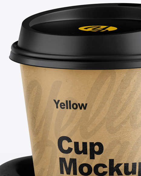 Download Kraft Holder With Coffee Cups Mockup In Packaging Mockups On Yellow Images Object Mockups Yellowimages Mockups