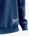 Men’s Heather Heavyweight Sweatshirt mockup (Right Half Side View)