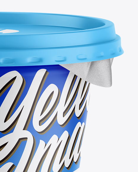 Plastic Cup Mockup PSD #3