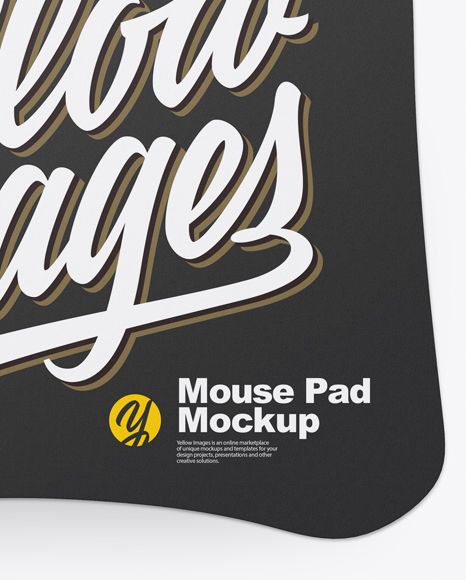 Download Mouse Pad Mockup In Stationery Mockups On Yellow Images Object Mockups PSD Mockup Templates