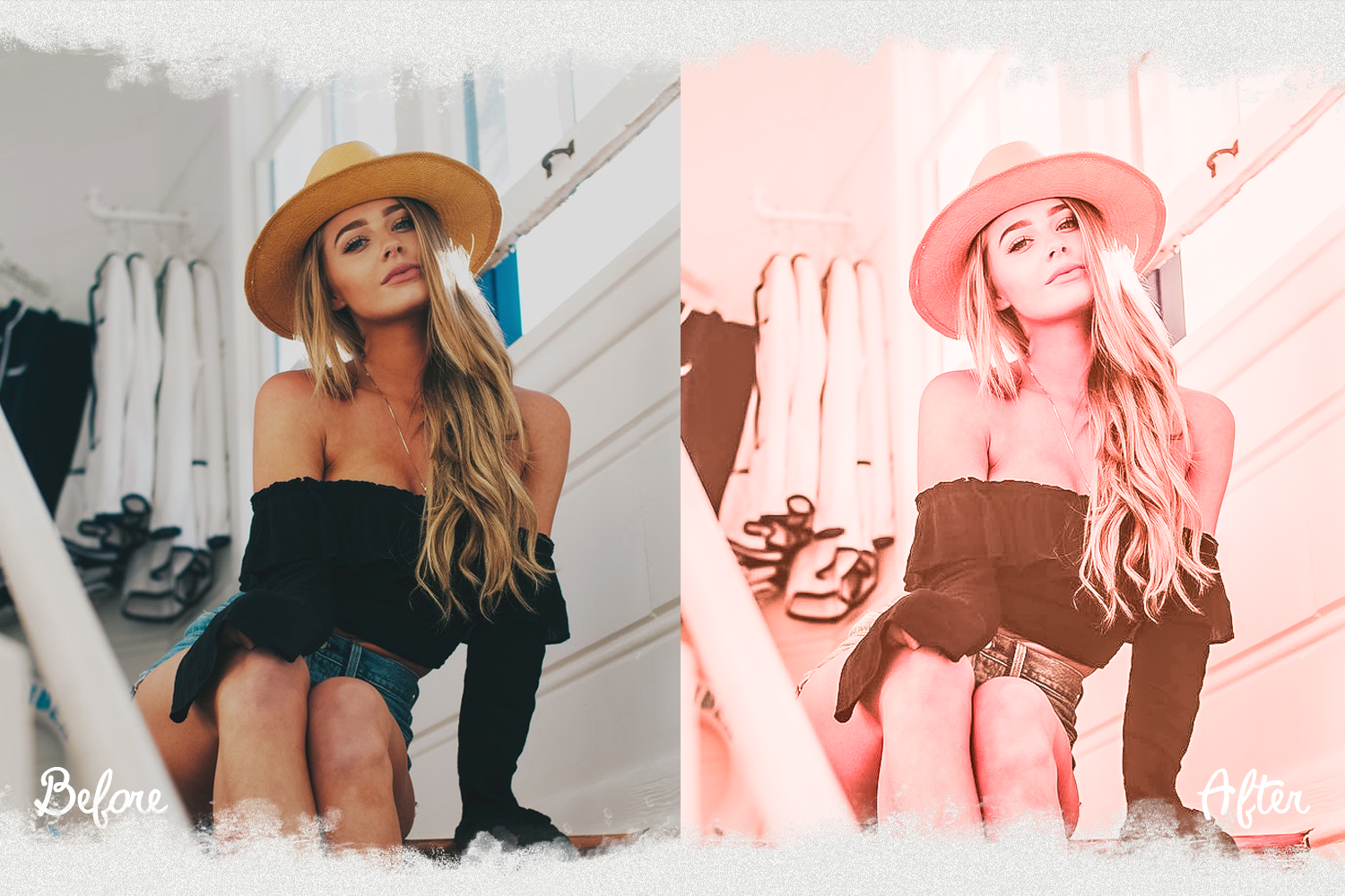 Download Pink Presets Mobile Lightroom Pc Effects Rose Filter In Actions Presets On Yellow Images Creative Store