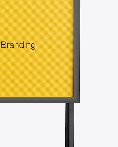 Banner Stand Mockup   Front View PSD #1