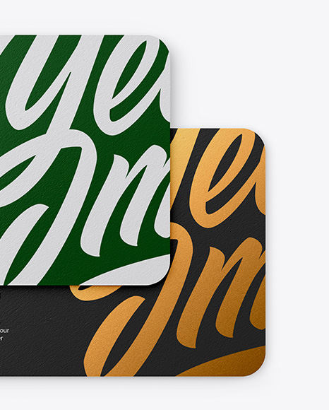 Textured Business Cards Mockup PSD #1