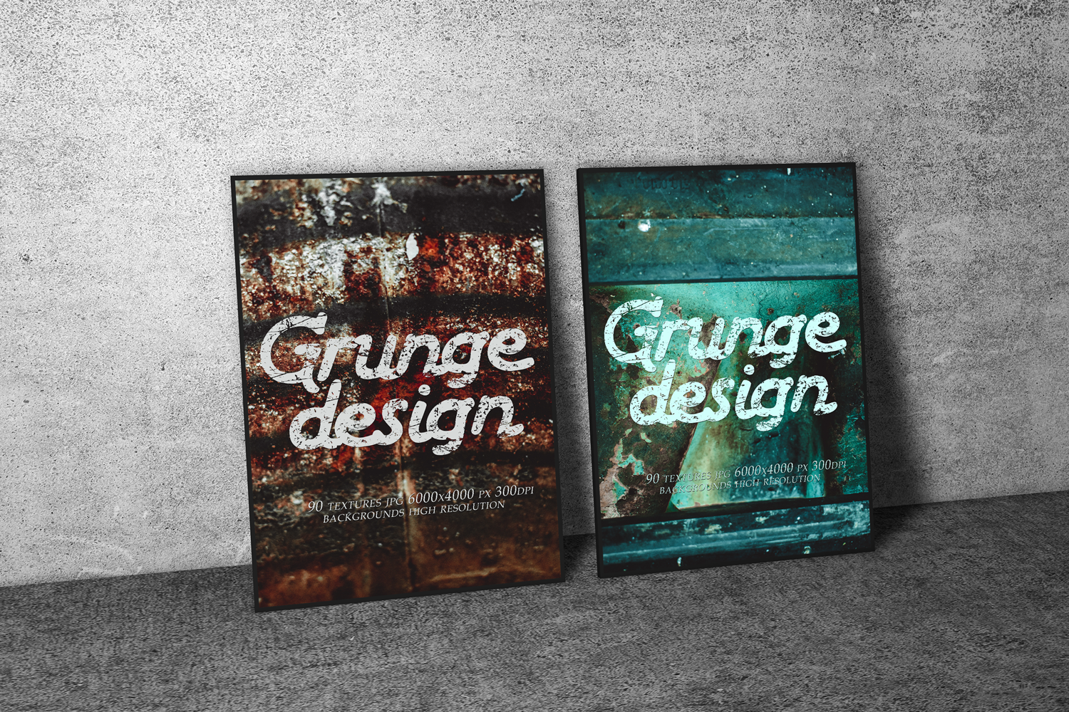 Grunge overlays vintage textures retro effects action preset