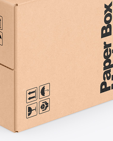 Two Kraft Boxes Mockup In Box Mockups On Yellow Images Object Mockups