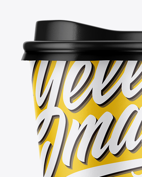 Paper Coffee Cup Mockup PSD #4