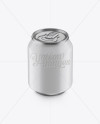 250ml Matte Aluminium Can Mockup (High-Angle Shot) in Can Mockups on