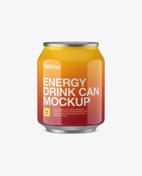 Download Download 250ml Aluminium Can With Metallic Finish Mockup Psd