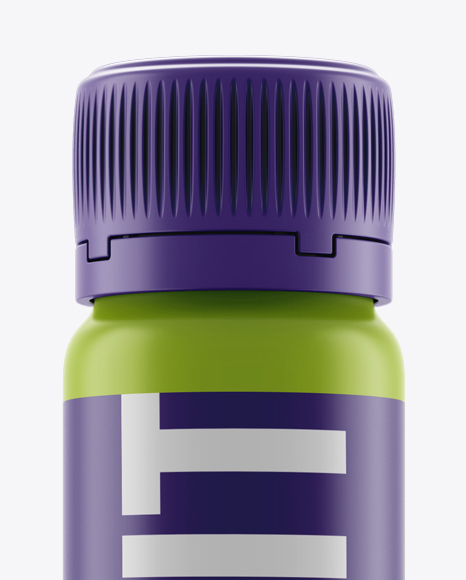 Matt Plastic Sport Nutrition Bottle Mockup - Eye-Level Shot Matt Plastic Sport Nutrition Bottle Mockup - Eye-Level Shot