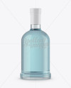 Clear Glass Dry Gin Bottle Mockup