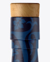 Blue Glass Gin Bottle Mockup