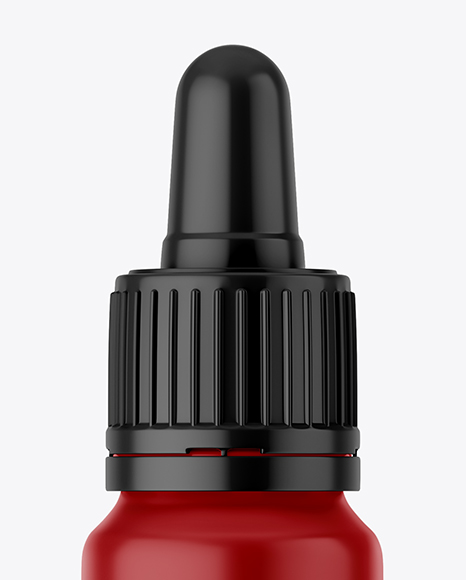 Matte Dropper Bottle Mockup PSD #2